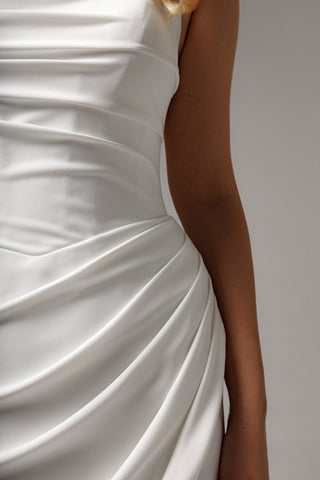 2 in 1 Sheath Wedding Dress Jelena with Detachable Sophia Skirt