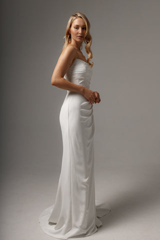 2 in 1 Sheath Wedding Dress Jelena with Detachable Sophia Skirt