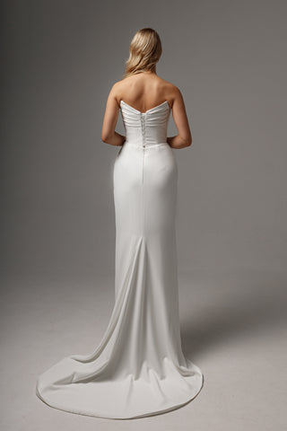2 in 1 Sheath Wedding Dress Jelena with Detachable Sophia Skirt
