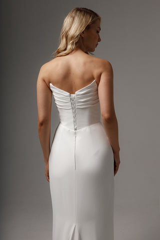 2 in 1 Sheath Wedding Dress Jelena with Detachable Sophia Skirt