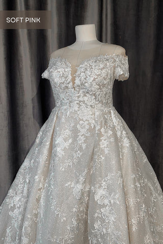 Lace Off-the-Shoulders Wedding Dress Charlotte