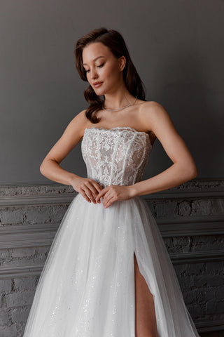 Sparkle Tulle Wedding Dress Serenity - Olivia Bottega
