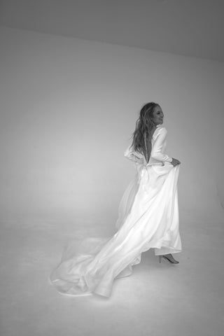 Plus Size Organza Wedding Dress Tayra - Olivia Bottega