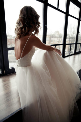 Sweetheart neckline wedding dress Klouzi - oliviabottega